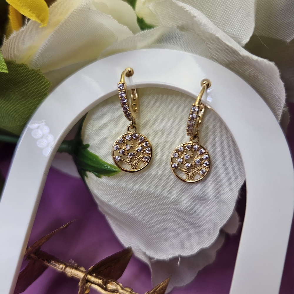 Gold Tree of Life Jewelry Set – 3‑Piece – NEW - Picture 2 of 3